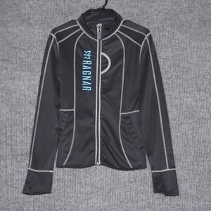Ragnar Ladies Track‎ Jacket Full Zip Athletic Athleisure Gray Medium